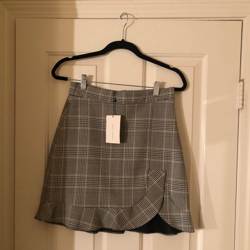 Plaid ZARA mini skirt